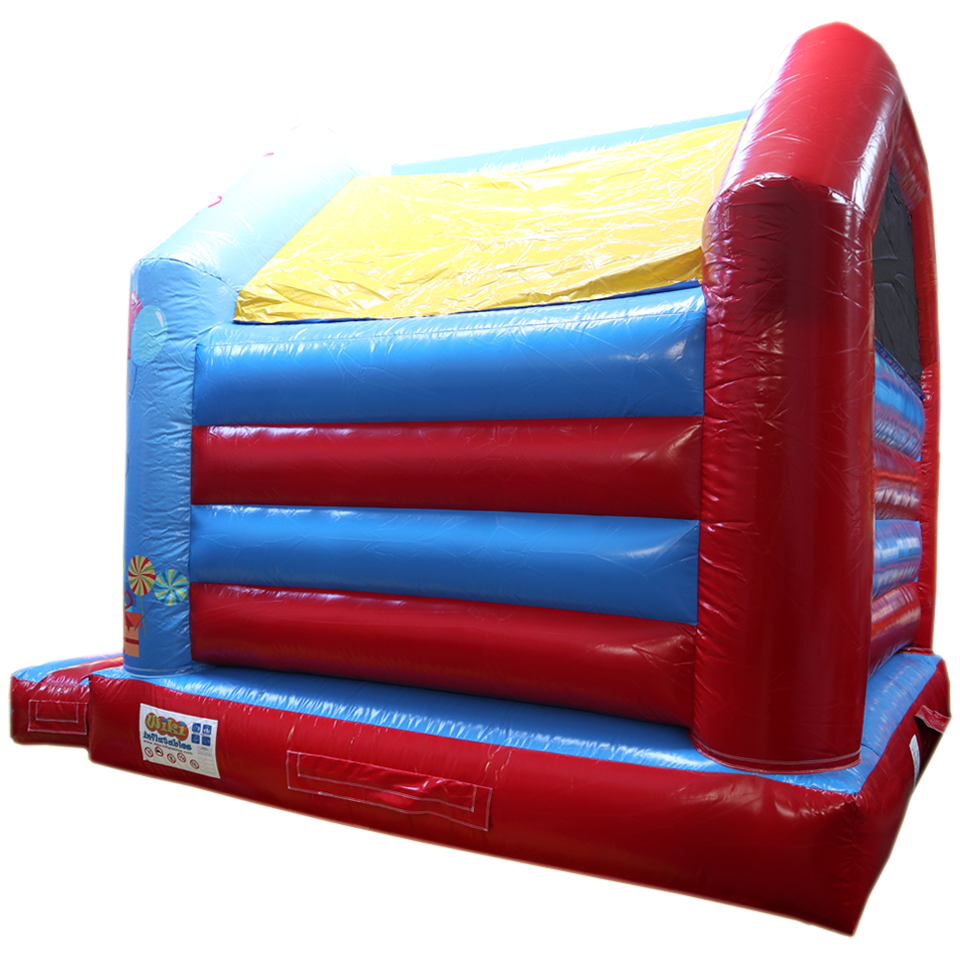 Hüpfburg Aframe Midi Fest mit Hindernissen