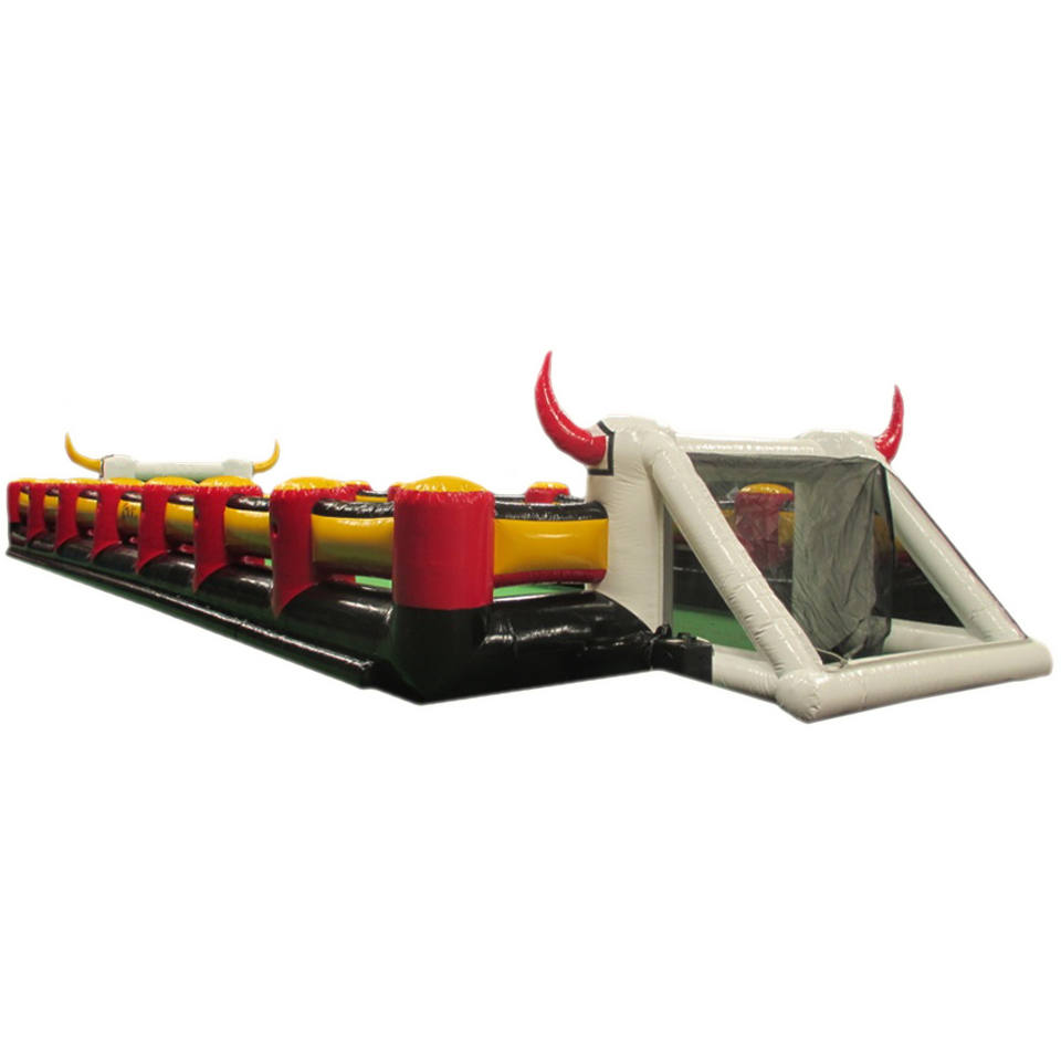 Hüpfburg Kicker mit Stangen