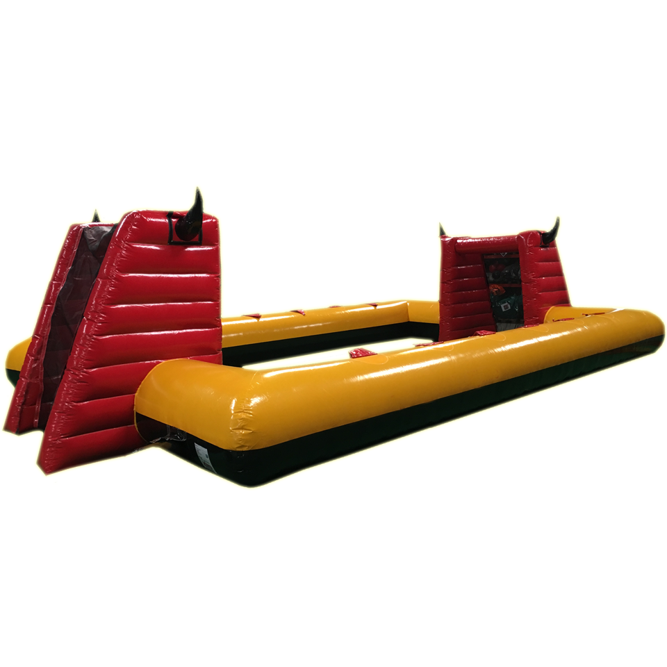 Hüpfburg Kicker mit Seilen