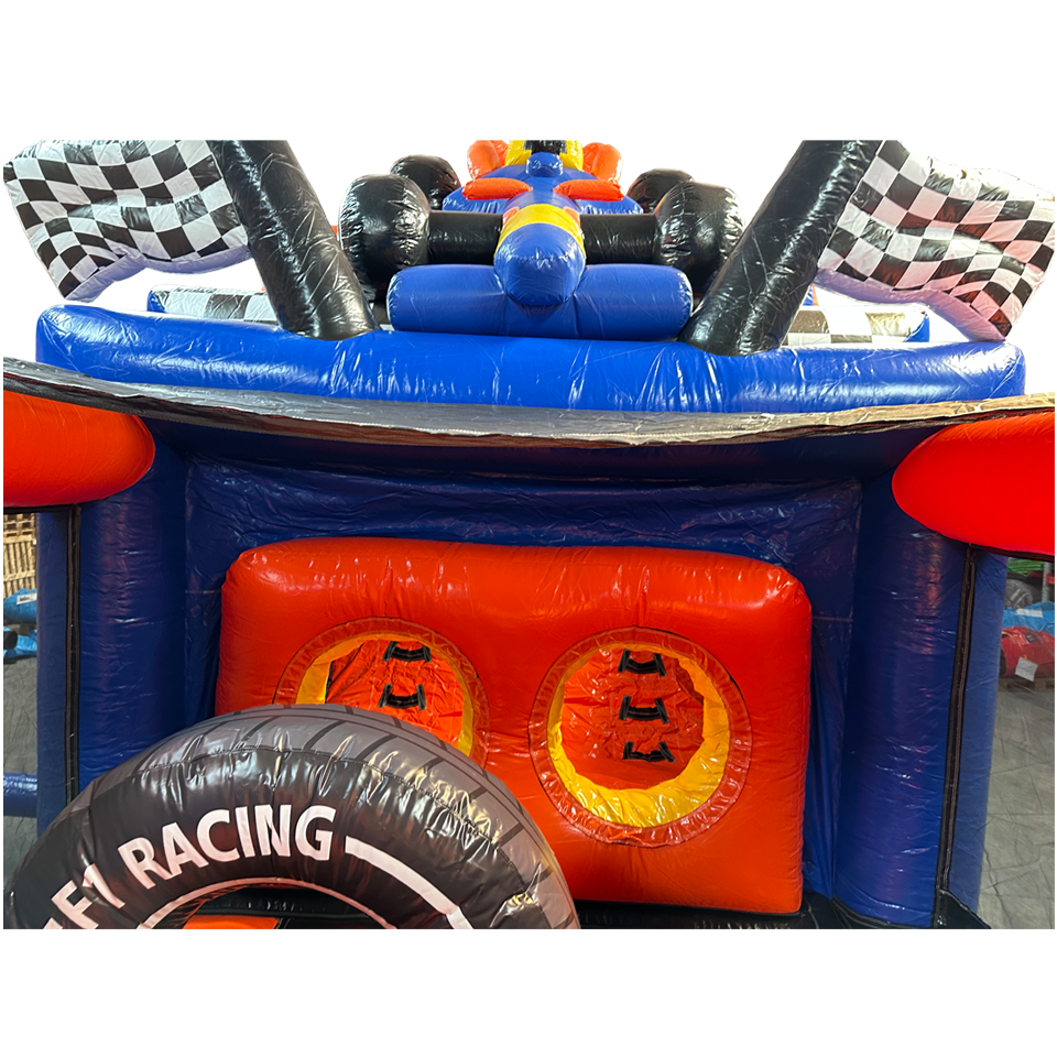 2 Partie Course D'obstacles Formula 1 Orange