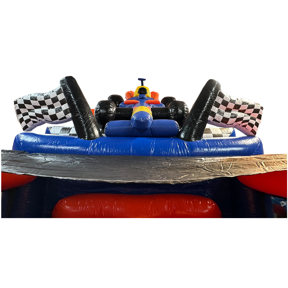 2 Partie Course D'obstacles Formula 1 Orange
