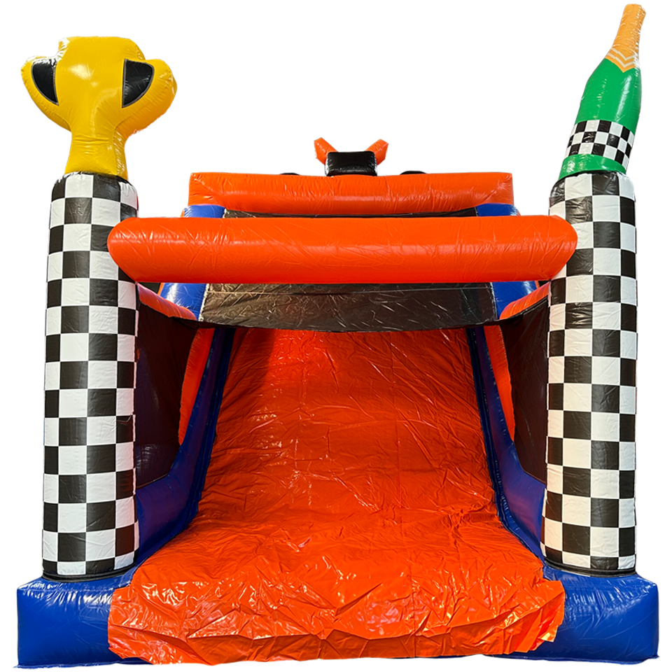 2 Partie Course D'obstacles Formula 1 Orange