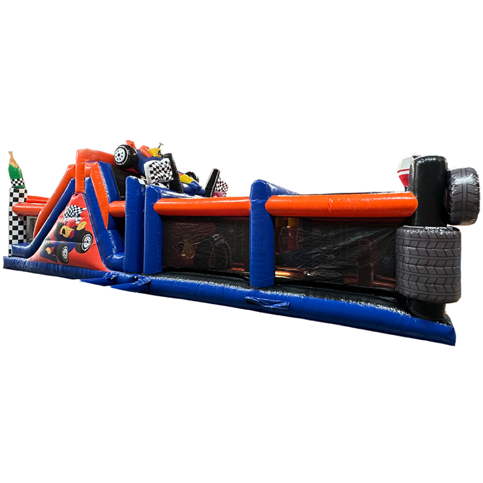 2 Partie Course D'obstacles Formula 1 Orange