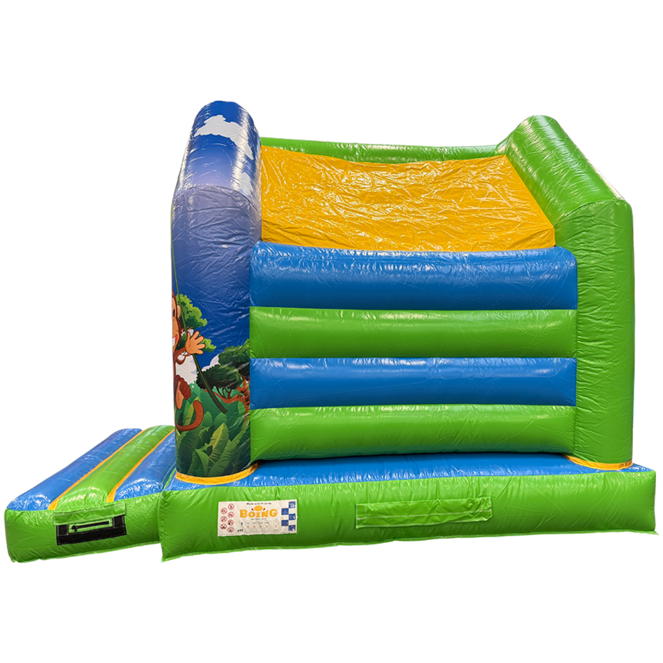 Hüpfburg Aframe Midi Dschungel mit Hindernissen