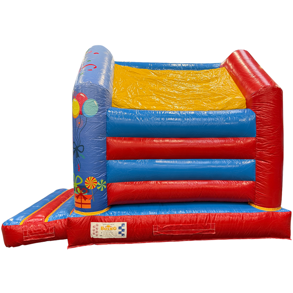 Hüpfburg Aframe Midi Fest mit Hindernissen