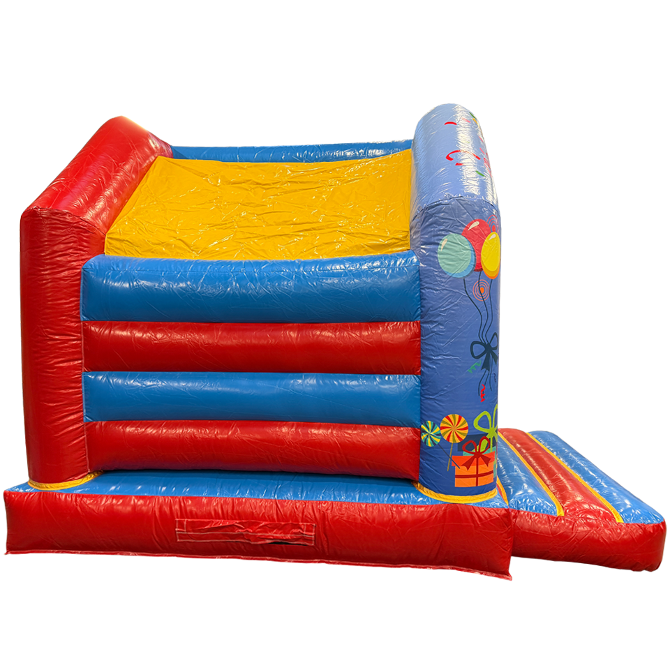 Hüpfburg Aframe Midi Fest mit Hindernissen