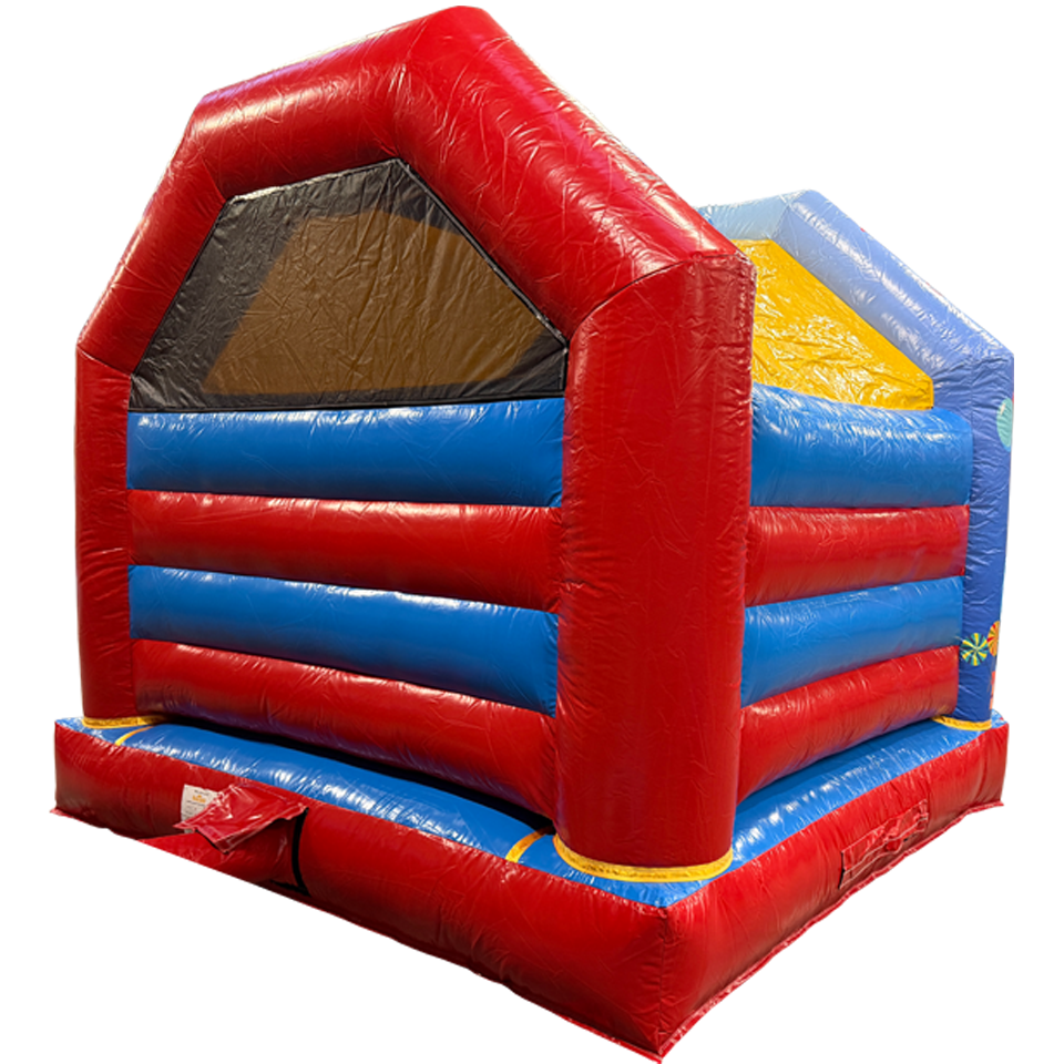 Hüpfburg Aframe Midi Fest mit Hindernissen