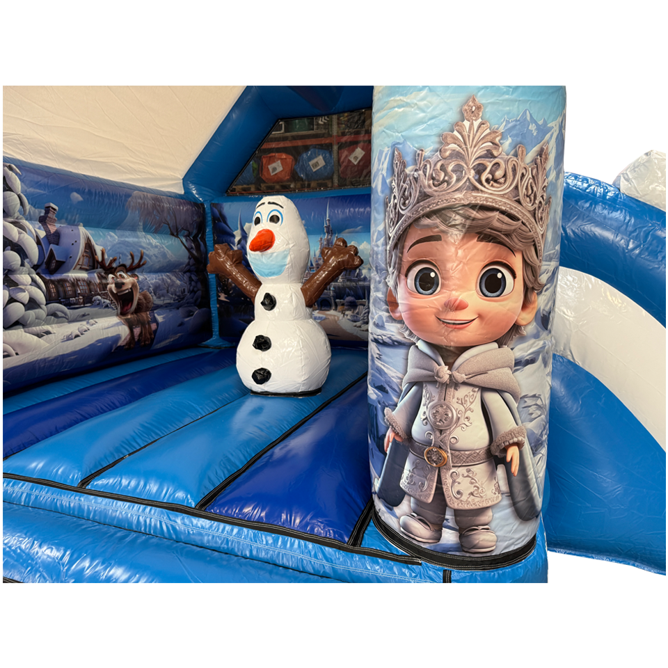 Château Gonflable Midi Princesse des Neiges Aframe OS