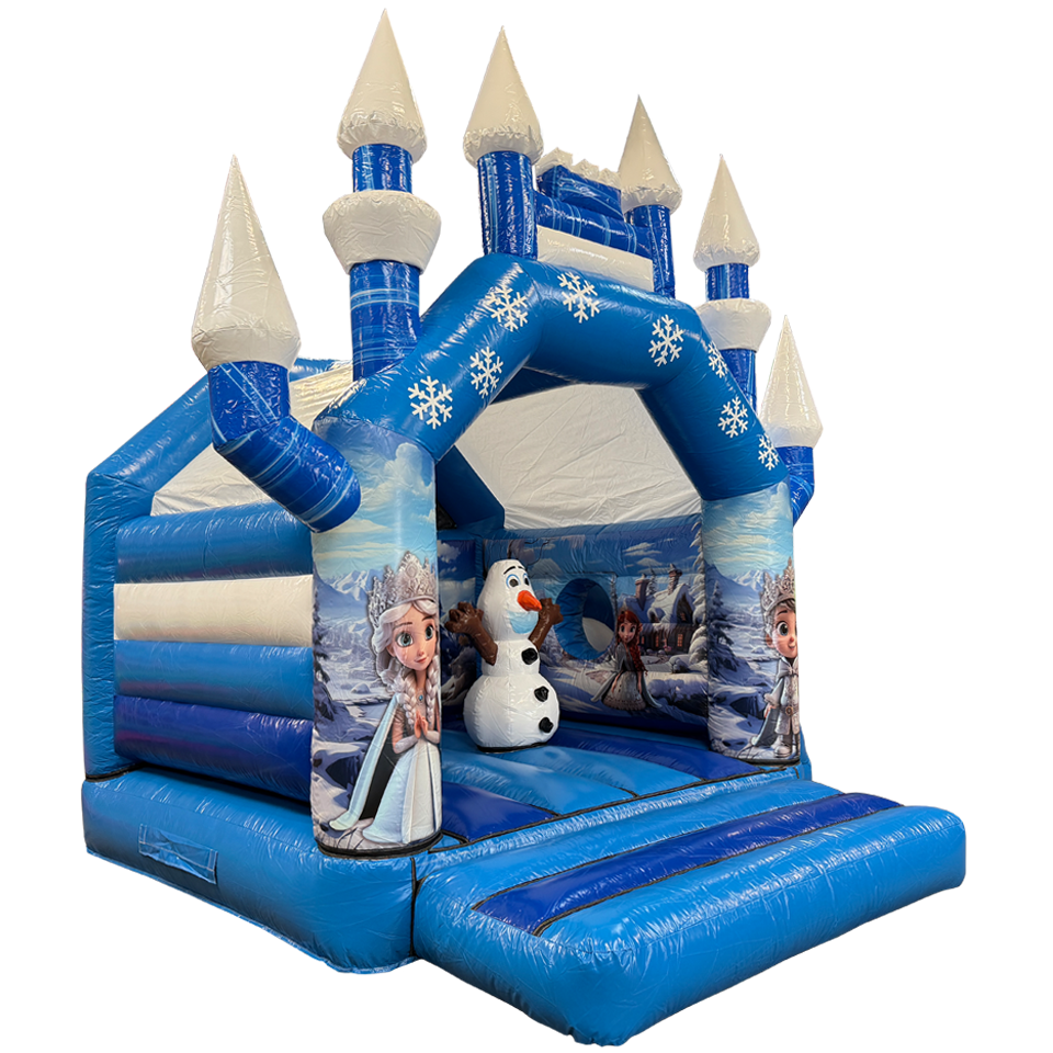 Château Gonflable Midi Princesse des Neiges Aframe OS