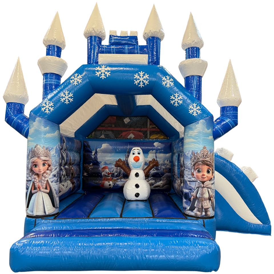 Château Gonflable Midi Princesse des Neiges Aframe OS