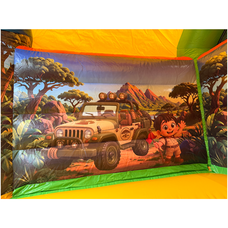 Aframe Mini Safari Bouncy Castle