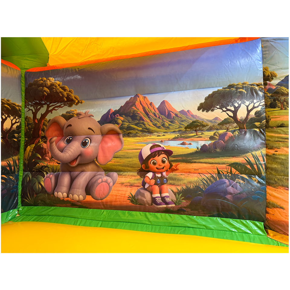 Aframe Mini Safari Bouncy Castle
