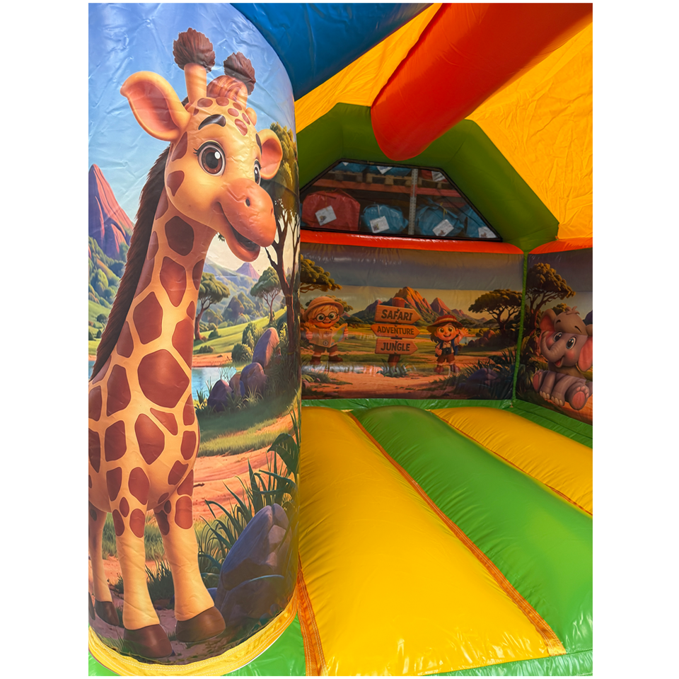 Aframe Mini Safari Bouncy Castle