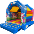 Hüpfburg Aframe Mini Einhorn 2