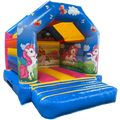 Hüpfburg Aframe Mini Einhorn 2