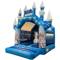Hüpfburg Aframe Midi Schloss der Schneeprinzessin mit Hindernissen
