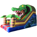 Hüpfburg Rutsche Alligator
