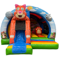 Hüpfburg Arch Midi 3D Katze mit Hindernissen und Rutsche