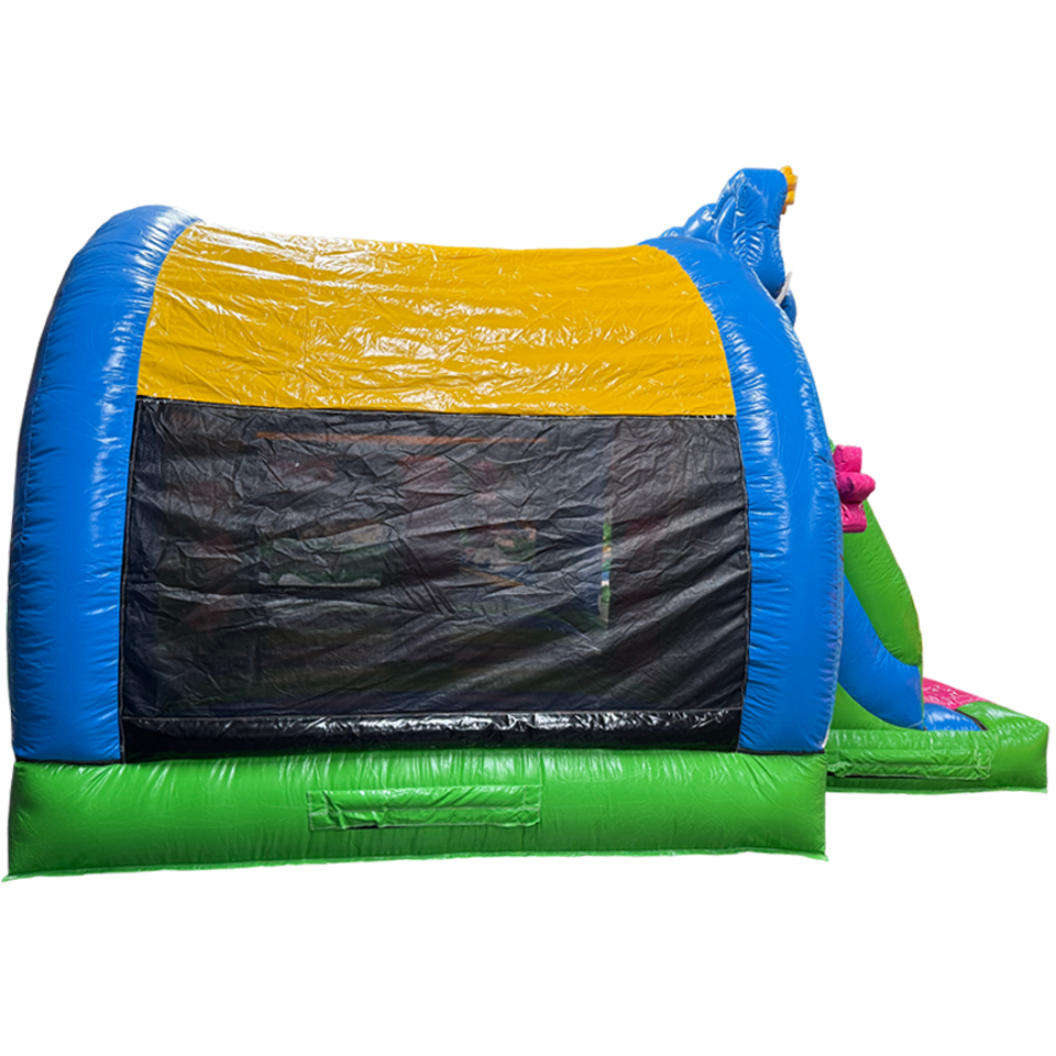 Arch Midi 3D Elephant Inflatable with Obstacles