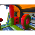 Hüpfburg Arch Midi 3D Elefant mit Hindernissen und Rutsche