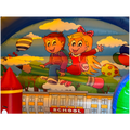 Hüpfburg Arch Midi 3D Bleistift mit Hindernissen und Rutsche