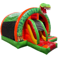 Hüpfburg Arch Midi 3D Trex mit Hindernissen und Rutsche