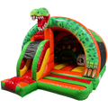 Hüpfburg Arch Midi 3D Trex mit Hindernissen und Rutsche