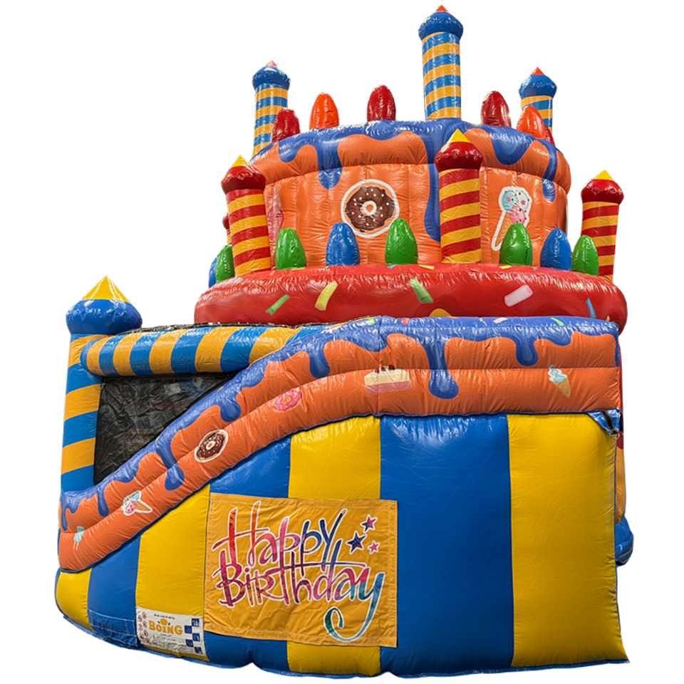Gâteau d'anniversaire avec Toboggan