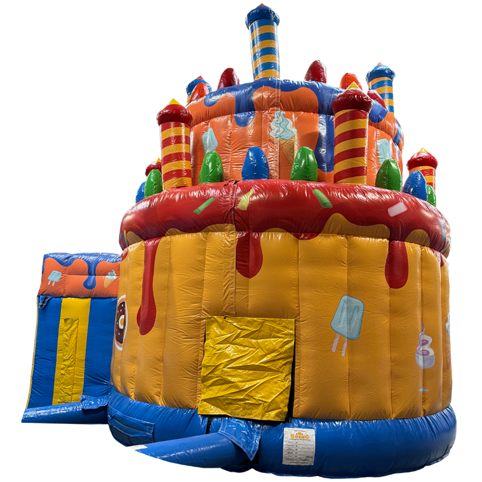 Gâteau d'anniversaire avec Toboggan