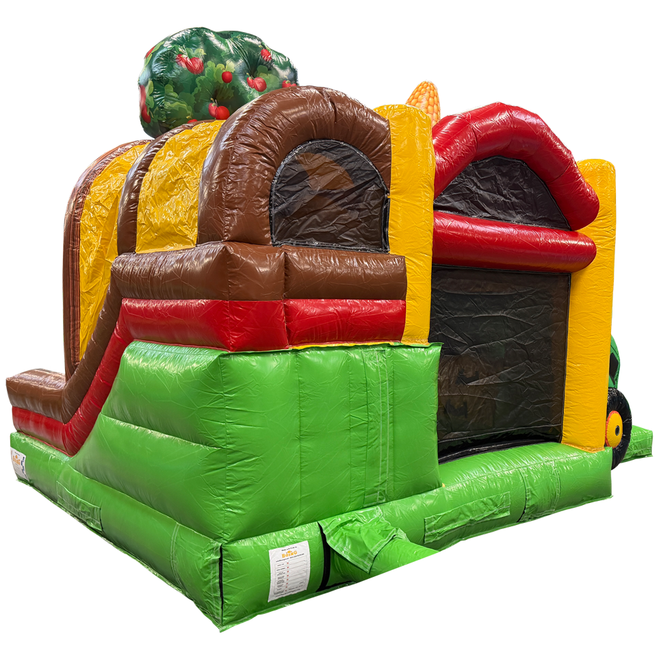 Bouncy Castle with 2 Slides 3D Farm