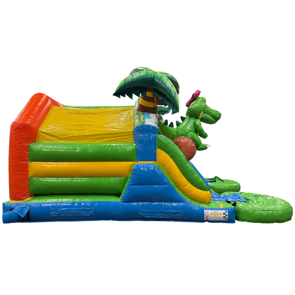 Combo Midi 2 Slides Crocodile Inflatable