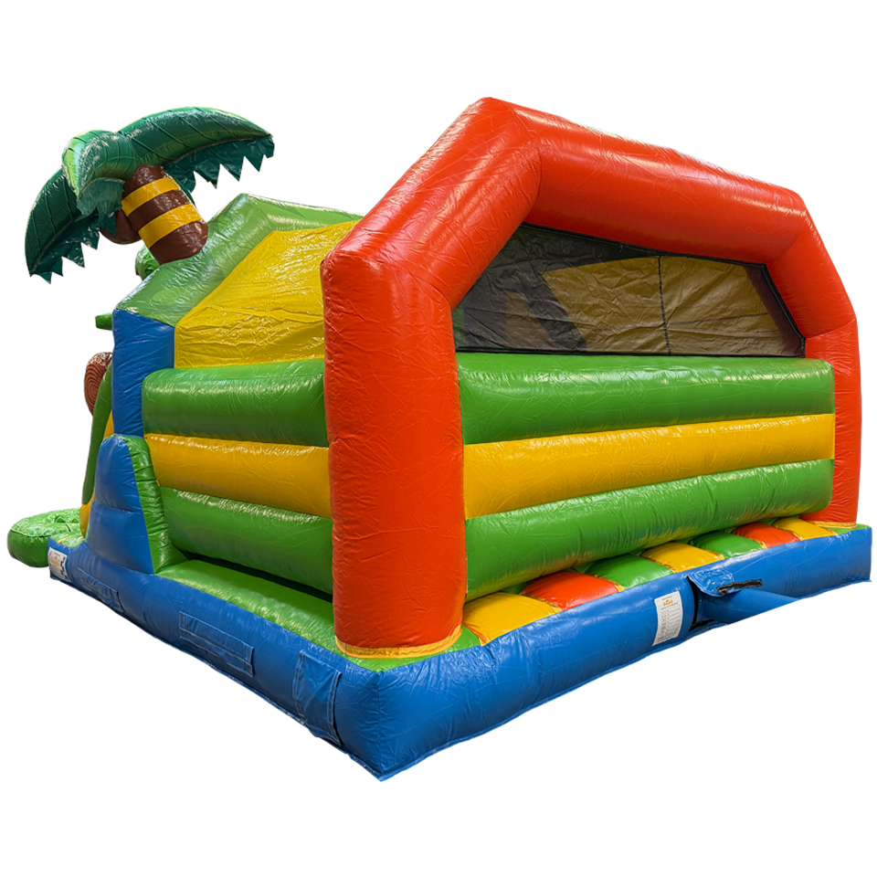 Combo Midi 2 Slides Crocodile Inflatable