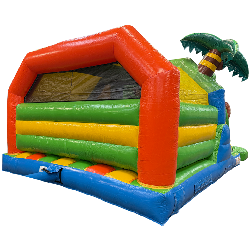 Combo Midi 2 Slides Crocodile Inflatable