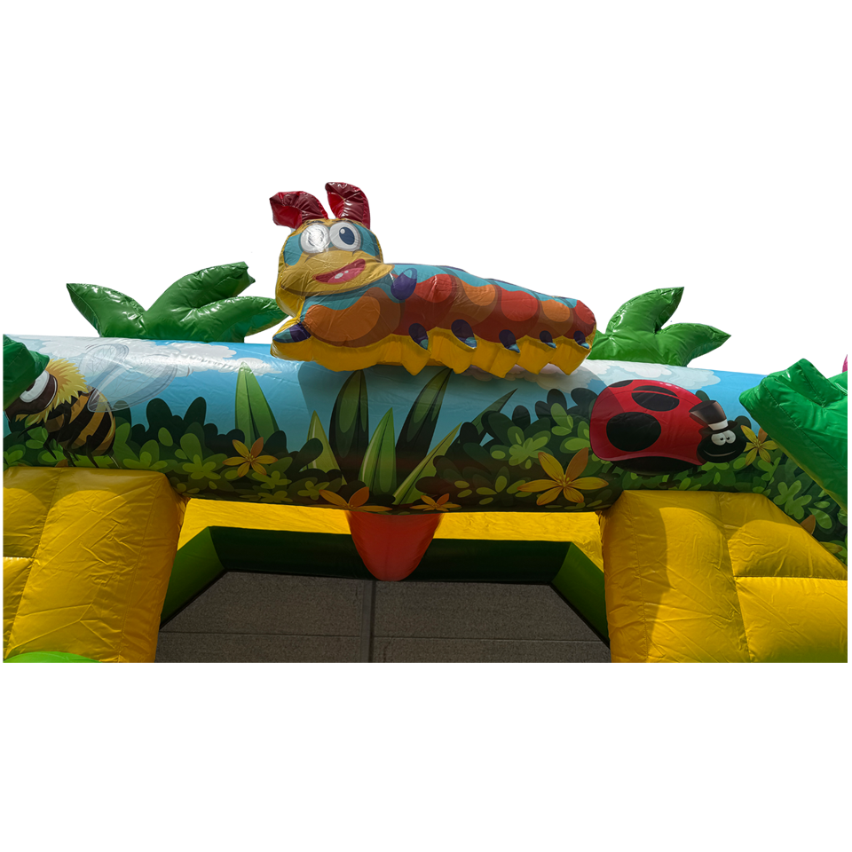 Combo Midi 2 Slides Frog Inflatable
