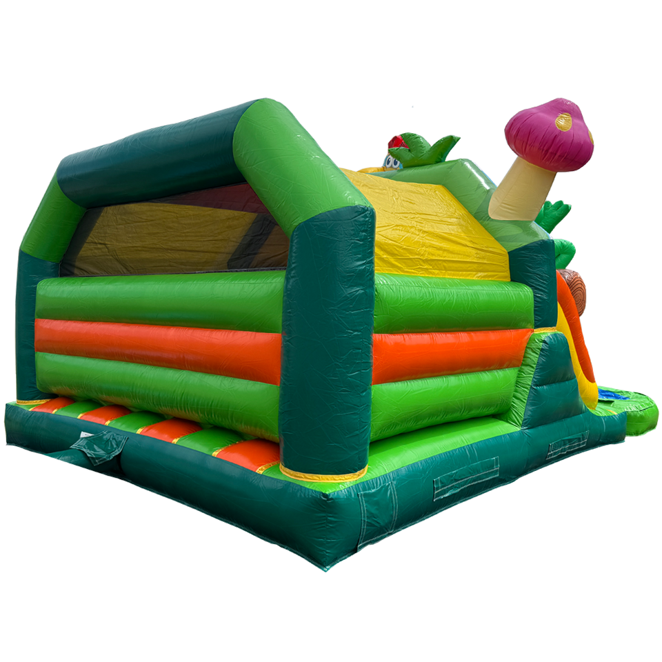 Combo Midi 2 Slides Frog Inflatable