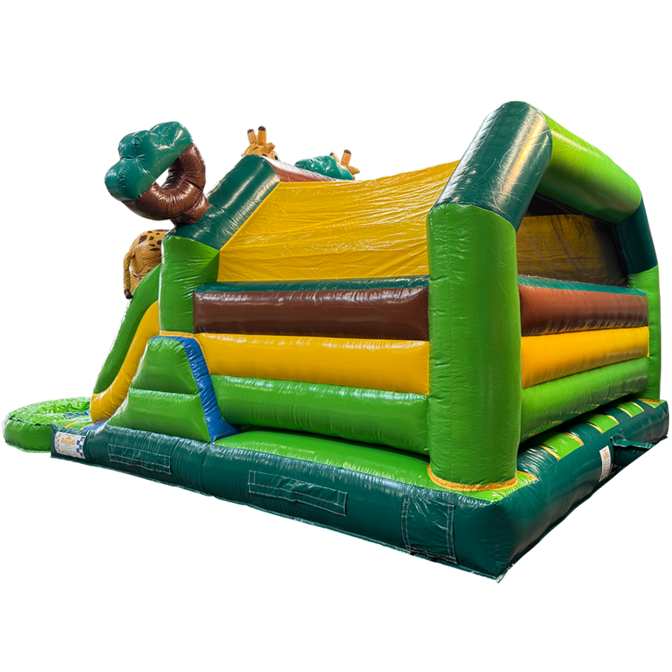 Combo Midi 2 Slides Giraffe Inflatable
