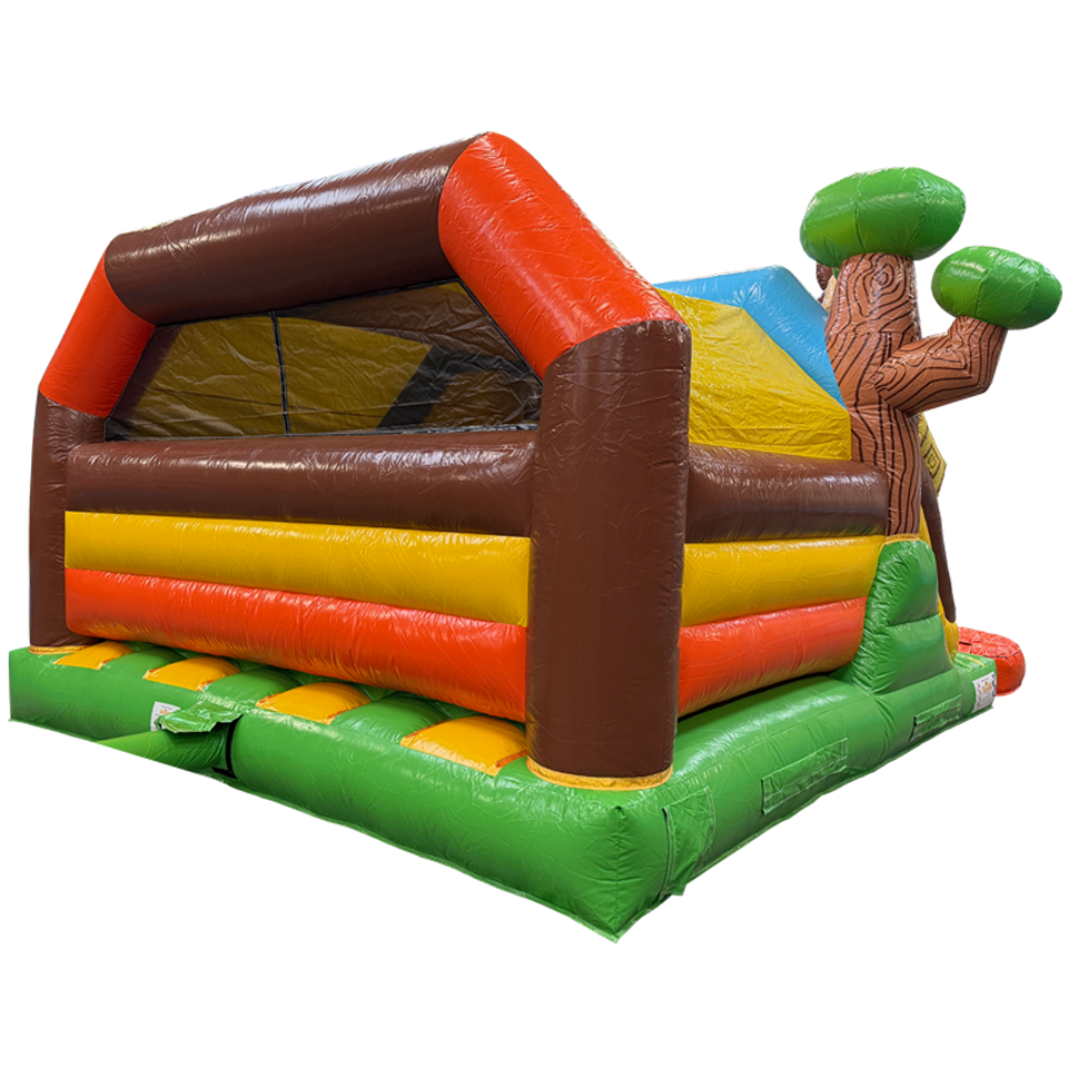 Combo Midi 2 Slides Horses Inflatable