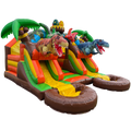 Hüpfburg Combo Midi 2 Rutschen Trex