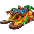 Hüpfburg Combo Midi 2 Rutschen Trex