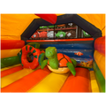 Hüpfburg Combo Midi 3D Clownfisch mit Hindernissen und Rutsche