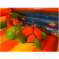 Hüpfburg Combo Midi 3D Clownfisch mit Hindernissen und Rutsche
