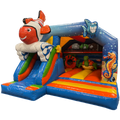 Hüpfburg Combo Midi 3D Clownfisch mit Hindernissen und Rutsche