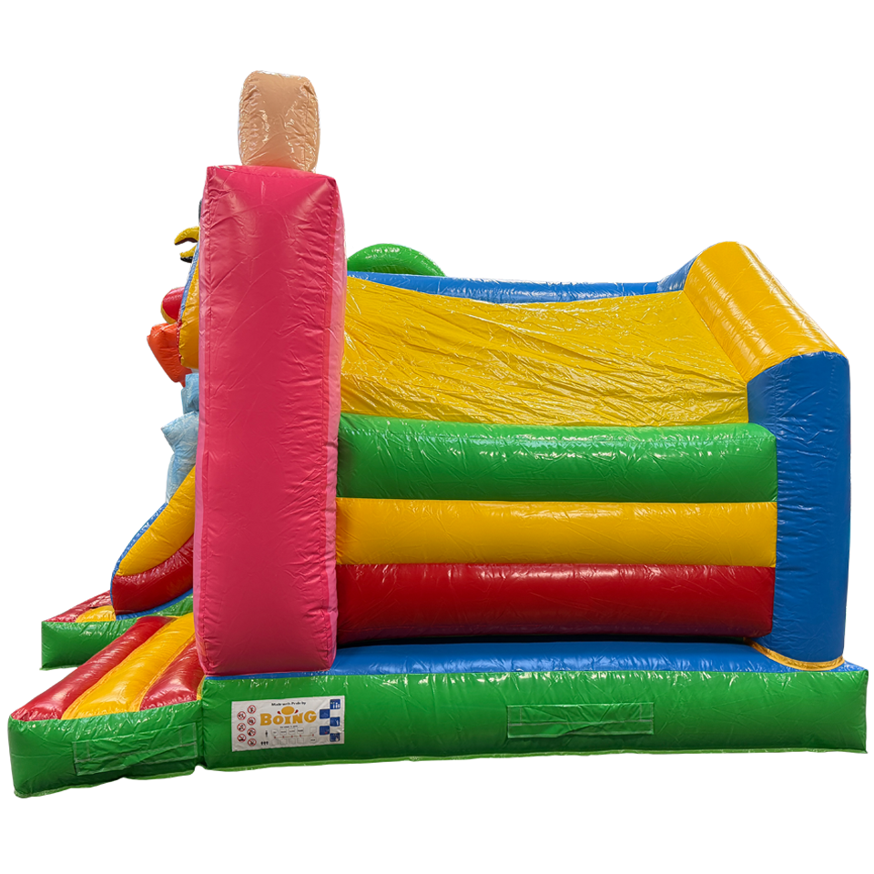 Combo Midi 3D Crazy Penguin Inflatable With Obstacle