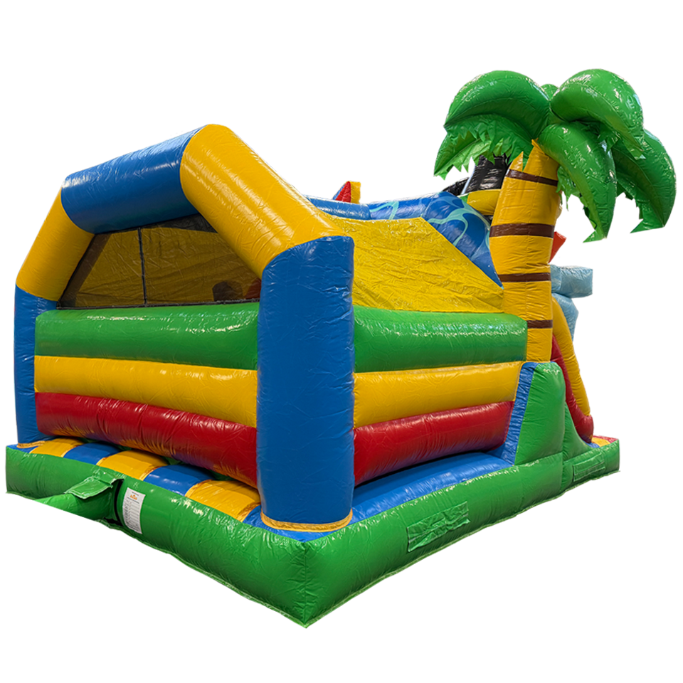 Combo Midi 3D Crazy Penguin Inflatable With Obstacle