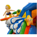 Surfer am Rutsche