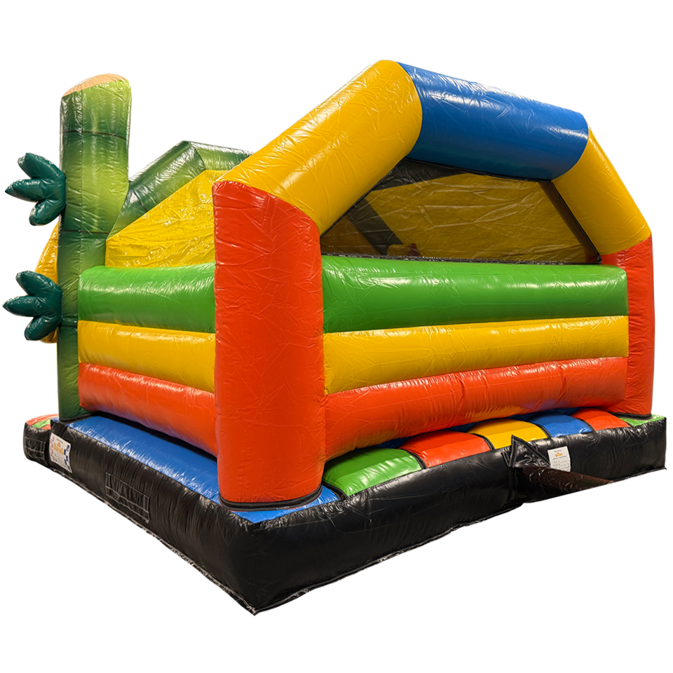 Combo Midi 3D Surfing Panda Inflatable With Obstacle