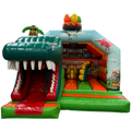 Hüpfburg Combo Midi 3D Trex mit Hindernissen und Rutsche