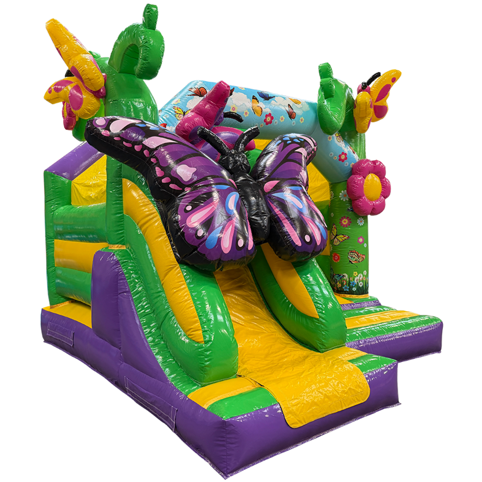 Château gonflable combo papillon 3D mini