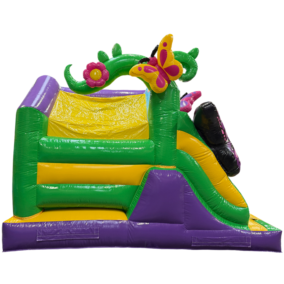 Château gonflable combo papillon 3D mini