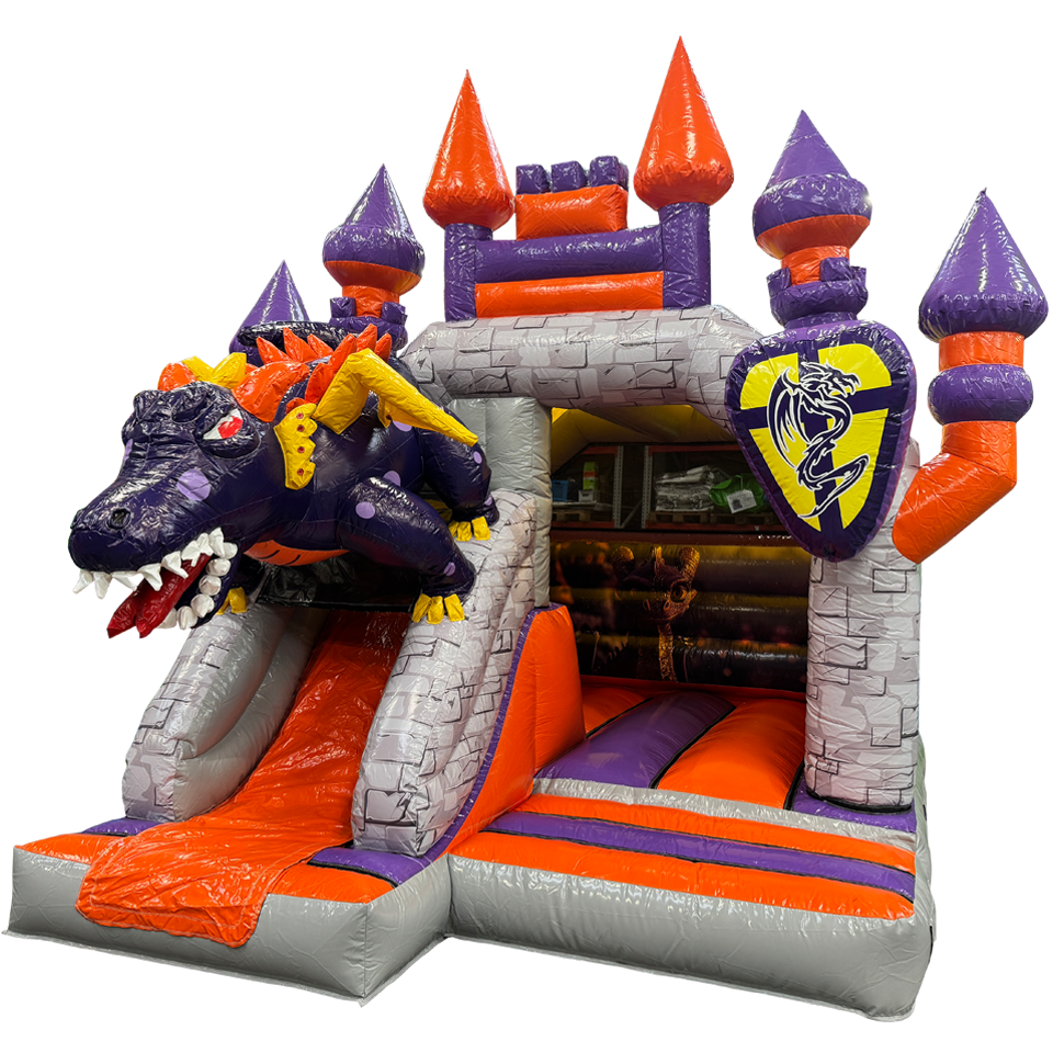 Combo Mini 3D Drachenschloss Hüpfburg